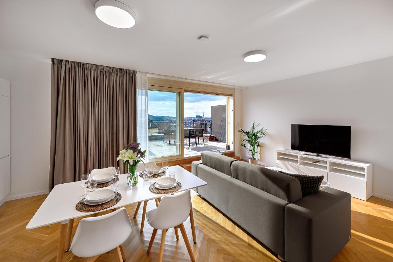 Downtown Suites Rubesova Praag Buitenkant foto